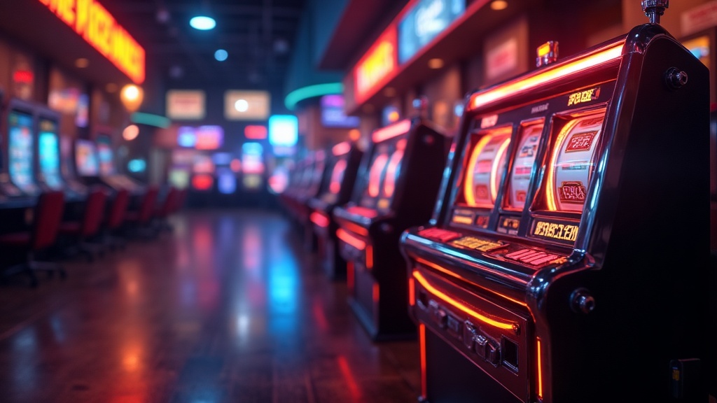 Δωρεάν περιστροφές σε φωτεινό slot μέσα σε σκοτεινό καζίνο